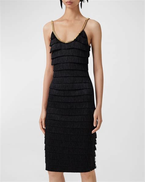 burberry chain trimmed dress